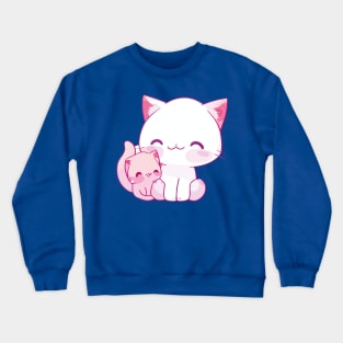 Cute Kawaii Cats Best Mom Ever Crewneck Sweatshirt